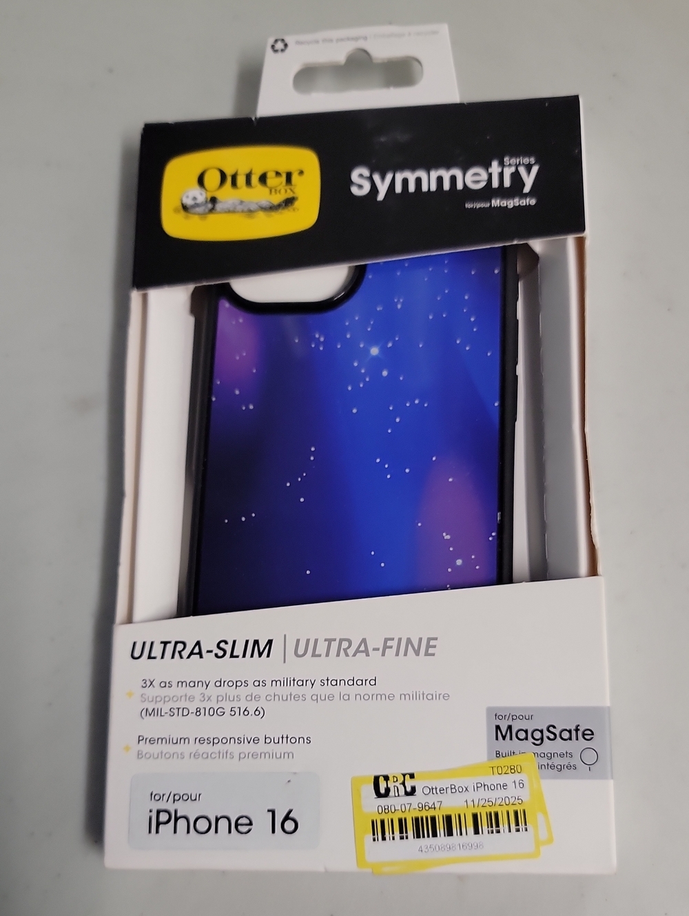 OtterBox Symmetry Series MagSafe iPhone 16 Case - Nubula Galaxy